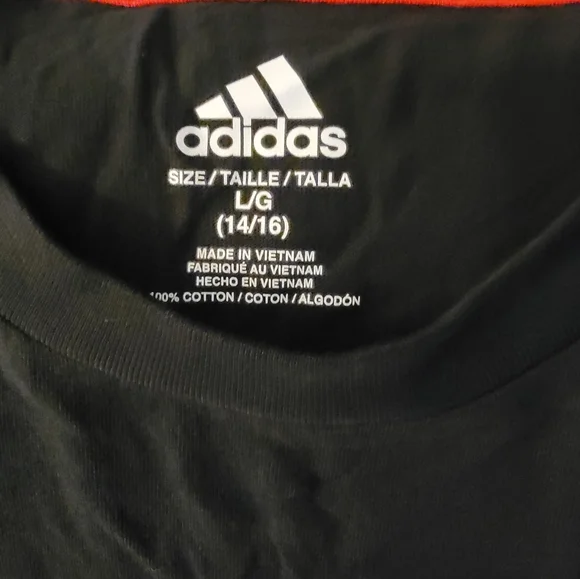 Boy's Adidas Soccer T-shirt - Picture 2 of 2